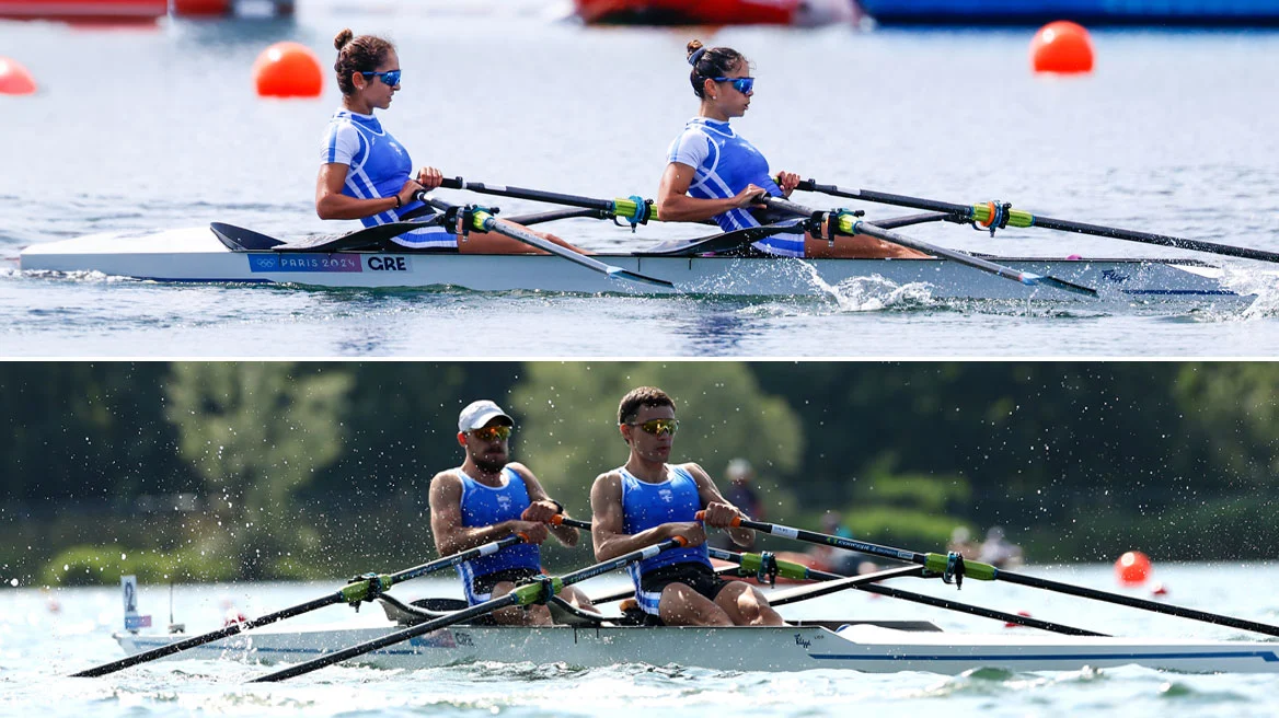 Ολυμπιακοί Αγώνες- Παρίσι 2024: Δύο μετάλλια μέσα σε 20 λεπτά για την ελληνική κωπηλασία – Xάλκινοι Παπακωνσταντίνου-Γκαϊδατζής και Κοντού-Φίτσιου