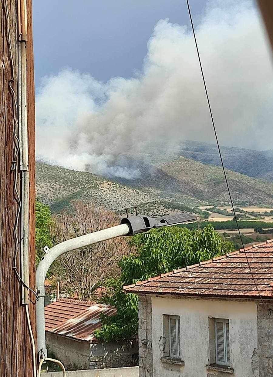 Φωτιά στην περιοχή Παρχάρια Εορδαίας