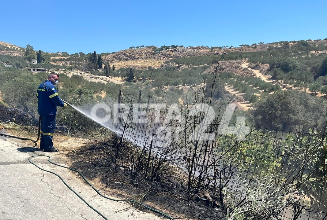 Συναγερμός στην Πυροσβεστική για φωτιά στο Ηράκλειο