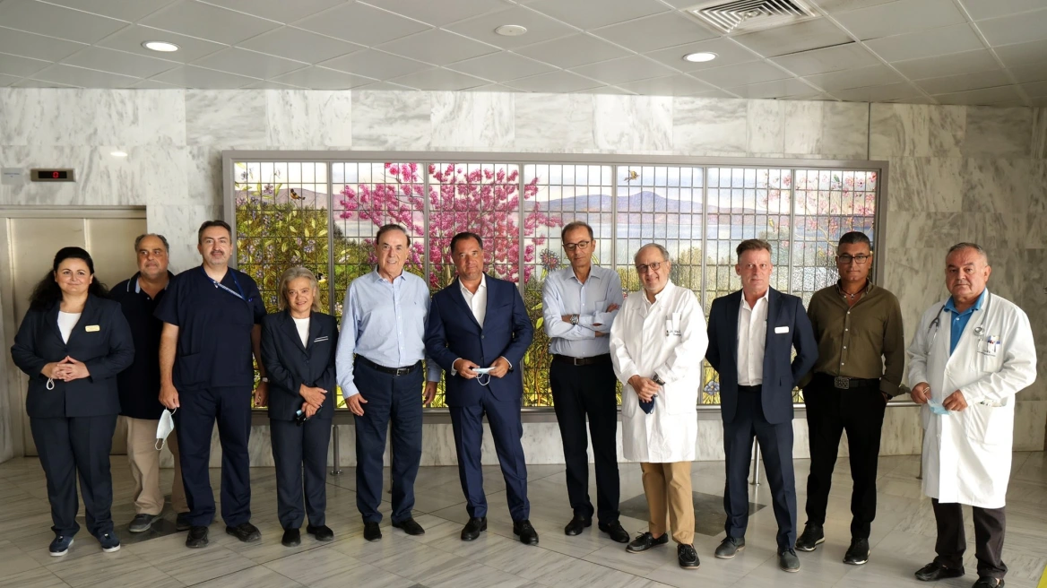 Στο Γενικό Ογκολογικό Νοσοκομείο Κηφισιάς ο Γεωργιάδης: Άμεσος στόχος η λειτουργία όλων των τμημάτων