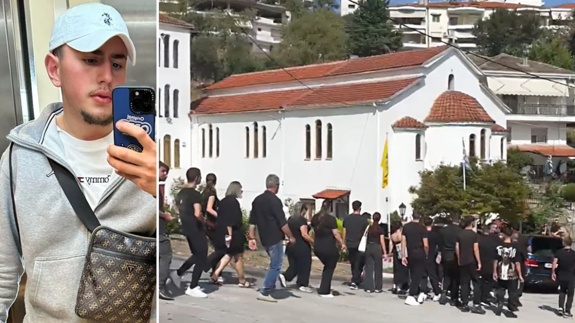 Σπαραγμός στην κηδεία του 19χρονου Γιάννη που σκοτώθηκε σε λούνα παρκ – «Αύριο θα έφευγε για την Ικάρων»