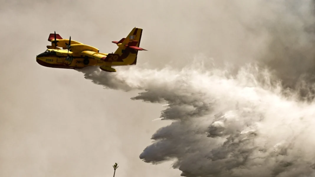 Πυρκαγιά σε δασική έκταση στο Μάστρο Αιτωλοακαρνανίας