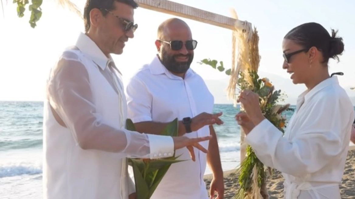 Παντελής Τουτουντζής: Το βίντεο από τον γάμο του