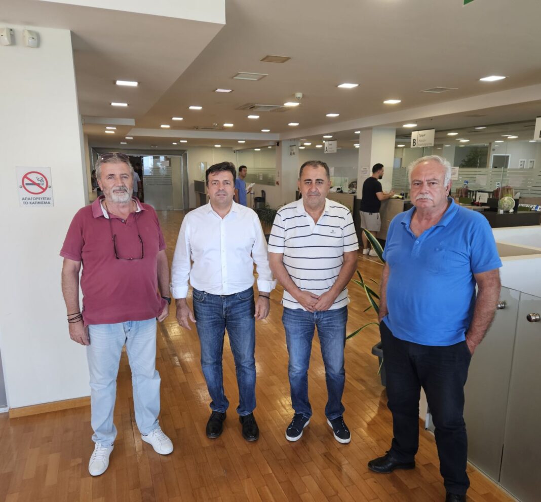 Συνάντηση Αντιπεριφερειάρχη Ηρακλείου με τον Πρόεδρο της Ομοσπονδίας Φορτηγών Αυτοκινητιστών Ελλάδας