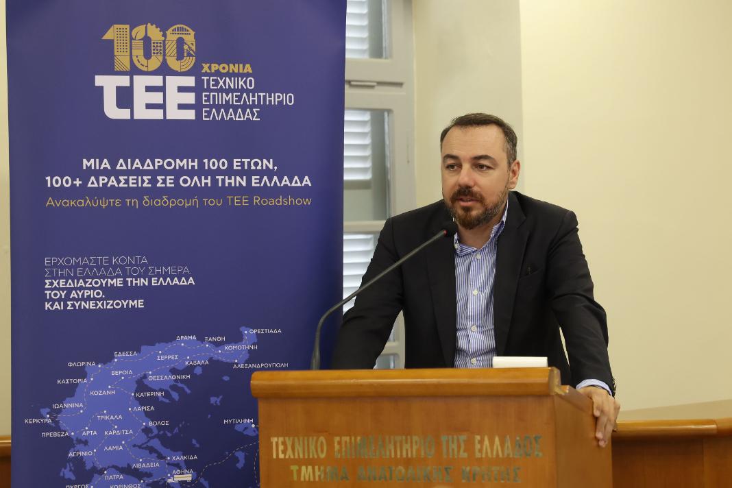 Στον εορτασμό των 100 χρόνων του  ΤΕΕ ο Φραγκίσκος Παρασύρης