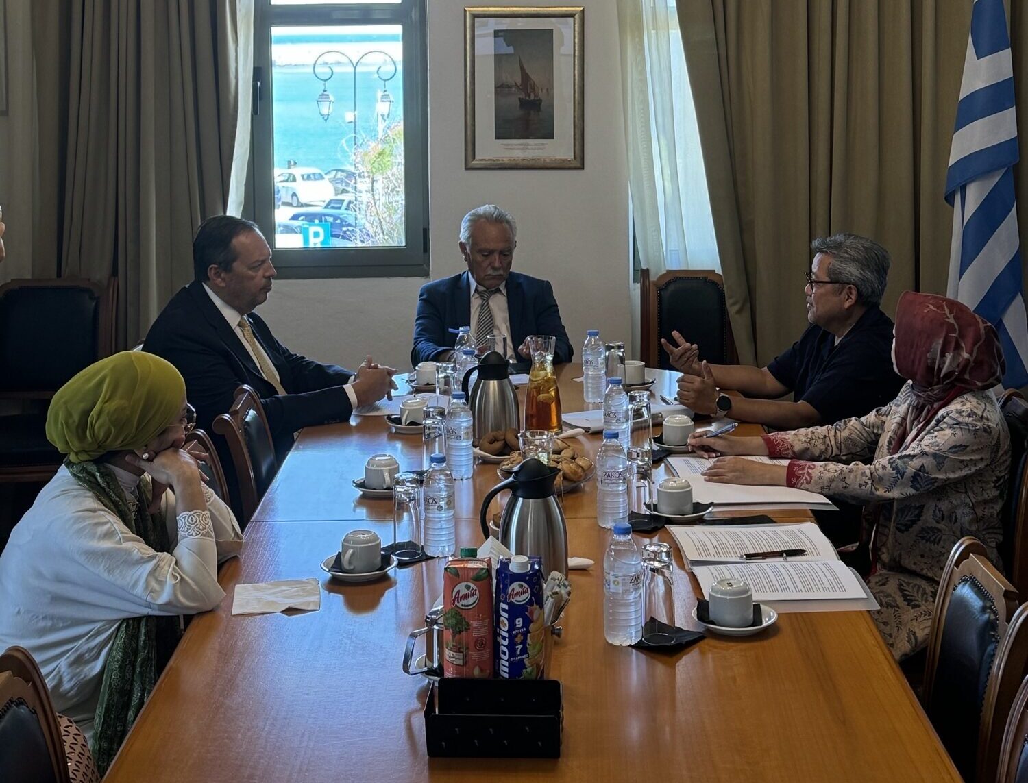 Επίσκεψη του Πρέσβη της Δημοκρατίας της Ινδονησίας στον Οργανισμό Λιμένος Ηρακλείου