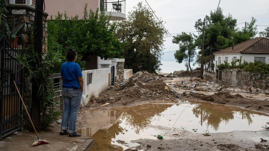 Σε κατάσταση εκτάκτου ανάγκης ο οικισμός Πολυάνθου Ροδόπης λόγω καταστροφών απο τις πλημμύρες