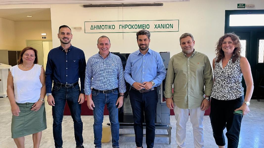 Σημαντική δωρεά επαγγελματικού εξοπλισμού κουζίνας για τις ανάγκες του Δημοτικού Γηροκομείου Χανίων