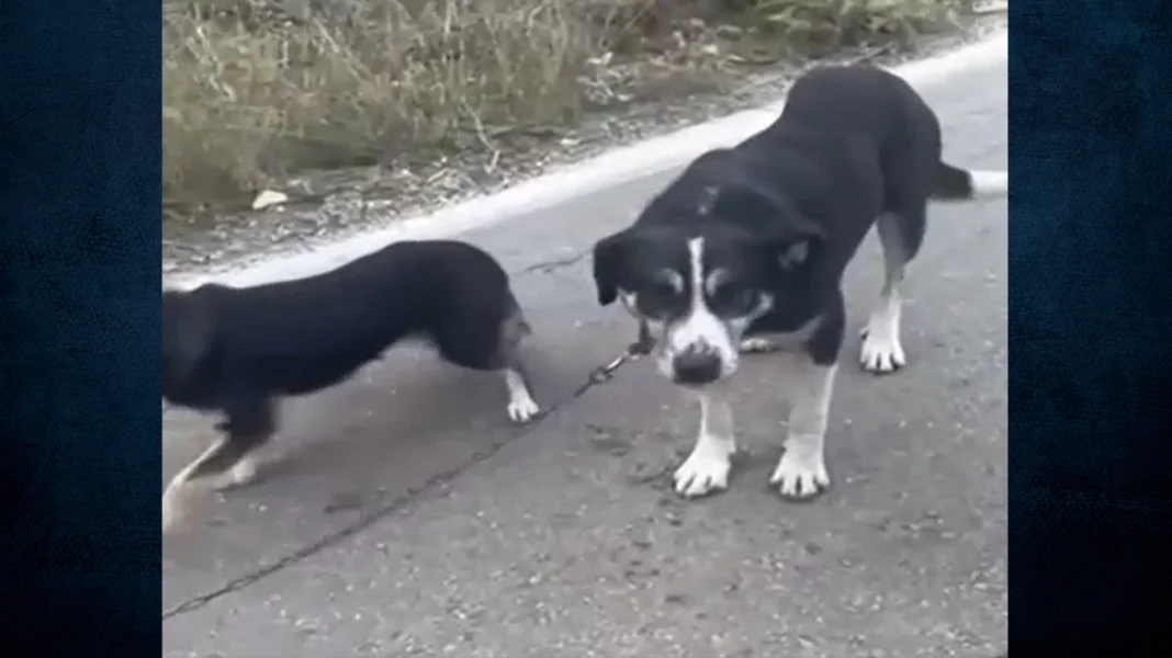 Ιερέας αλυσόδεσε δύο σκυλιά και τα έσερνε στο βανάκι του (βίντεο)