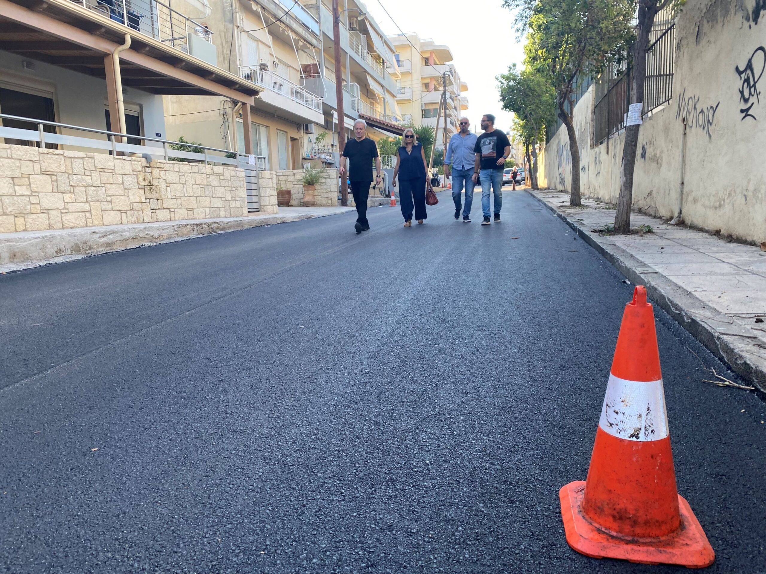 Συνεχίζεται το πρόγραμμα ασφαλτοστρώσεων στο Ηράκλειο