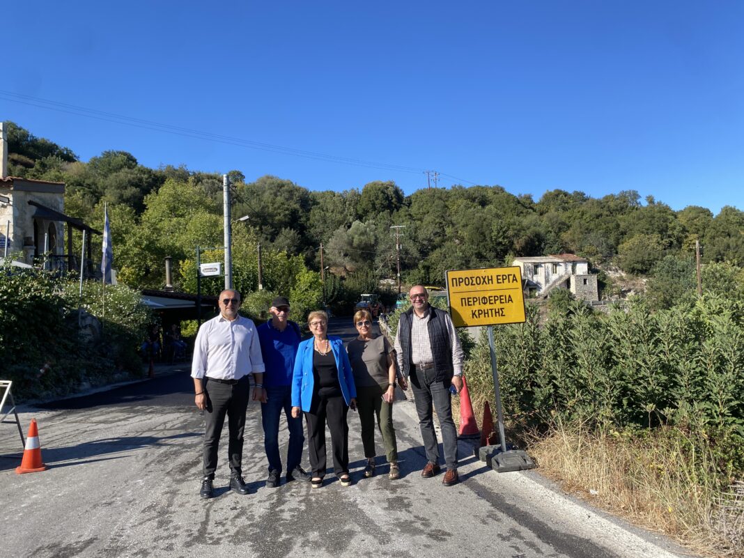 Αυτοψία Λιονή σε εργασίες αναβάθμισης του οδικού δικτύου στον δ. Μυλοποτάμου