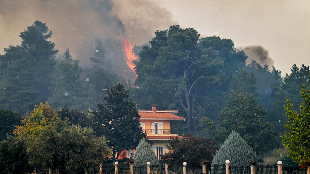 Διπλό πύρινο μέτωπο σε Πανόπουλο και Γεράκι Αμαλιάδας - Απειλούνται σπίτια