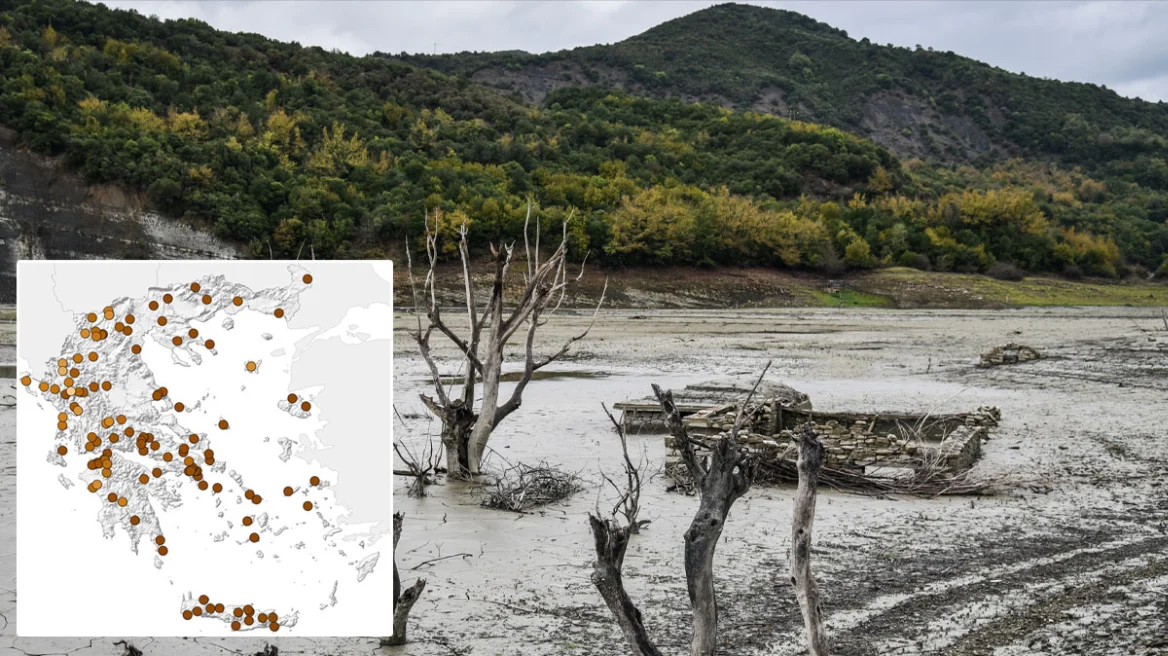 Χάρτης του meteo αποτυπώνει τον πιο ξηρό Οκτώβριο στην Ελλάδα τα τελευταία 15 χρόνια