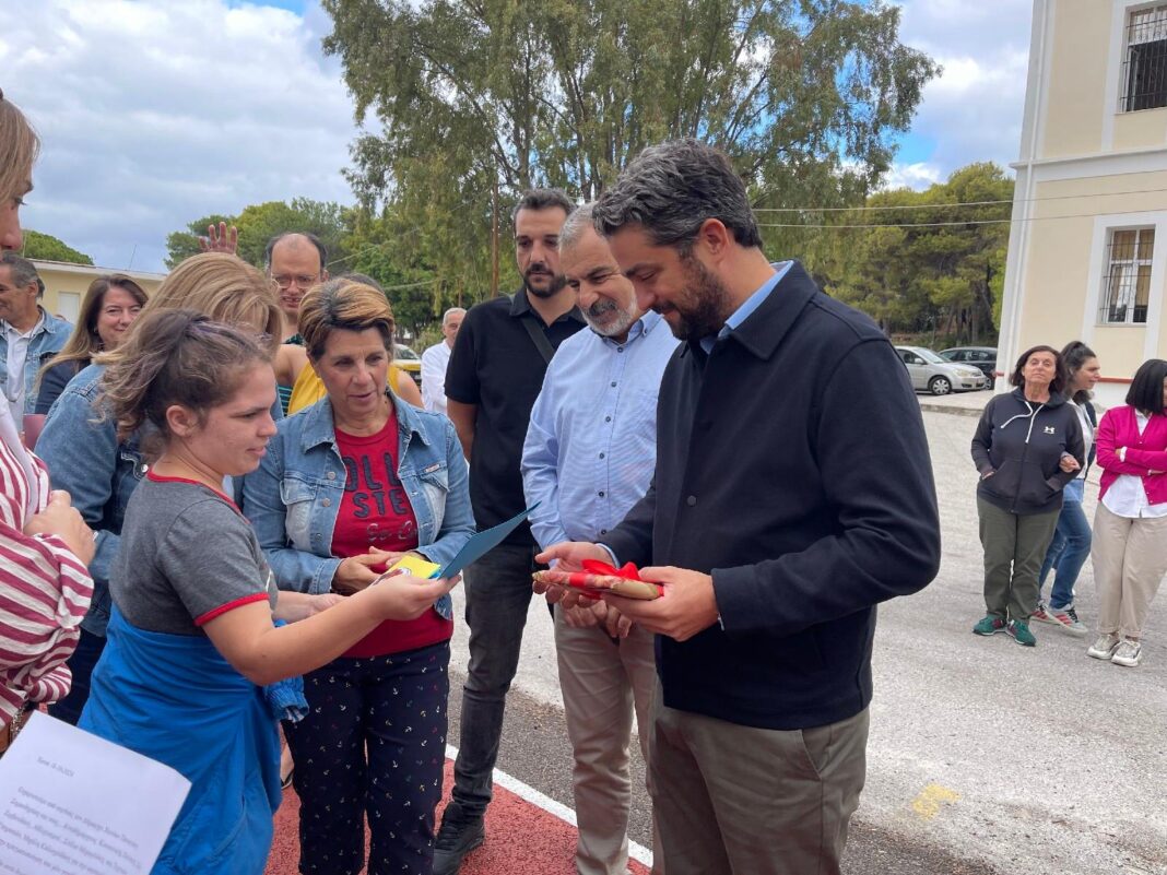 Ένα νέο μίνι γήπεδο μπάσκετ για τα παιδιά του Παραρτήματος ΑμεΑ Χανίων με τη συνδρομή του Δήμου Χανίων