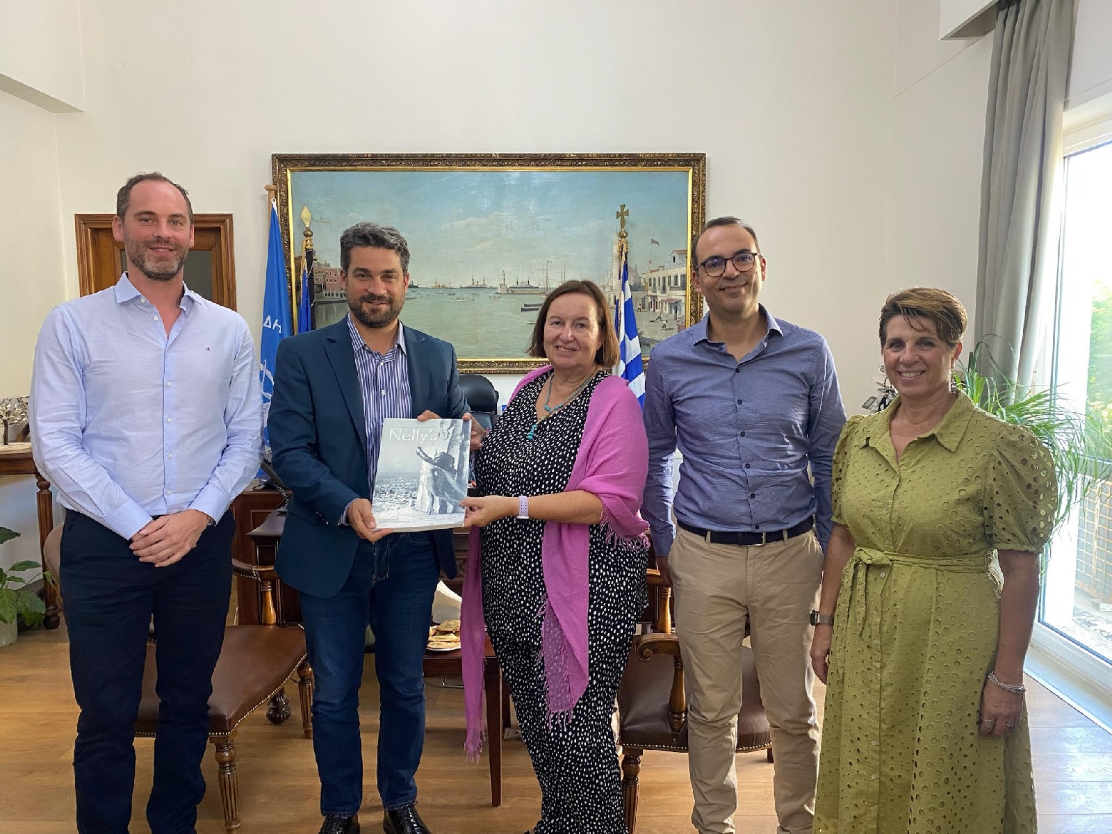 Στον Δήμαρχο Χανίων, Παναγιώτη Σημανδηράκη η Πρέσβειρα της Ολλανδίας