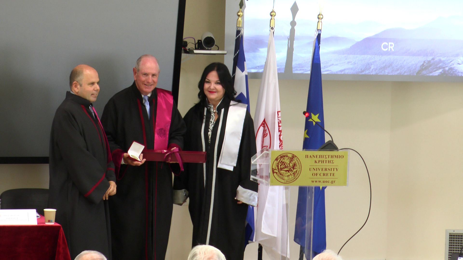 Επίτιμος διδάκτορας της Ιατρικής Σχολής του Πανεπιστημίου Κρήτης ο Michael F. Collins