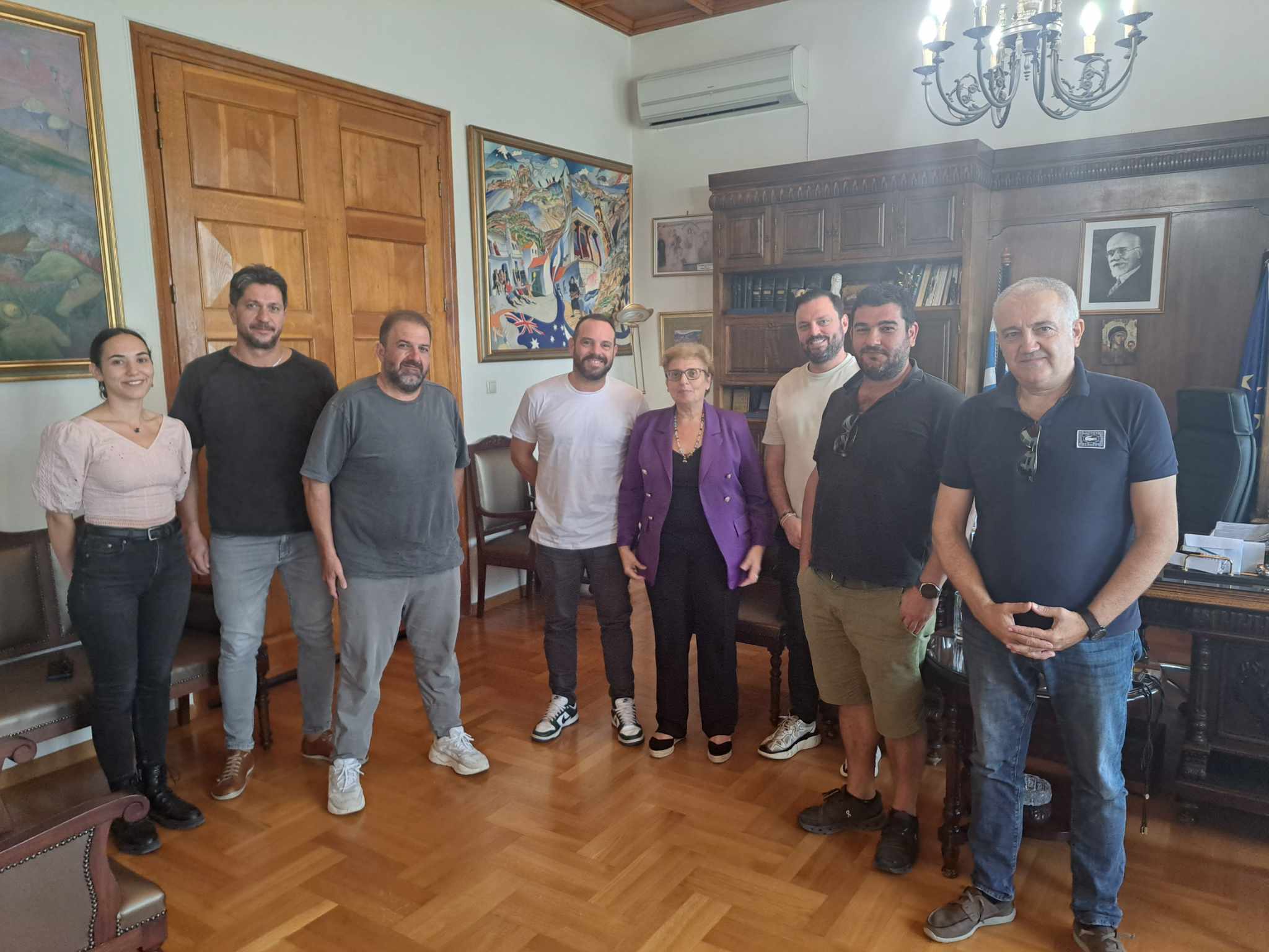 Στην Αντιπεριφερειάρχη Ρεθύμνης το νέο ΔΣ του του Σωματείου Εστίασης και Συναφών Επαγγελμάτων