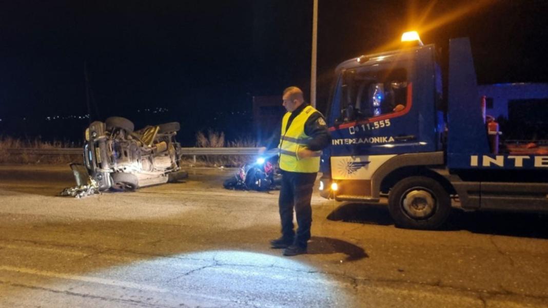 Ένας νεκρός και ένας τραυματίας από σύγκρουση ΙΧ με μοτοσυκλέτα