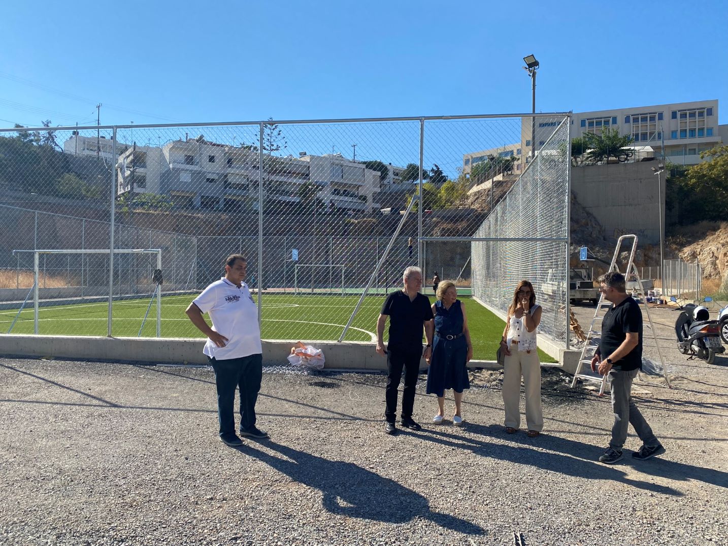 Συνεχίζονται τα έργα στο Αθλητικό Κέντρο Αγίας Αικατερίνης