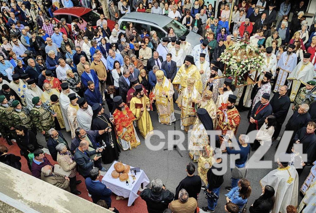 Τα Χανιά γιόρτασαν την πολιούχο τους – Πλήθος κόσμου για τα Εισόδια της Θεοτόκου