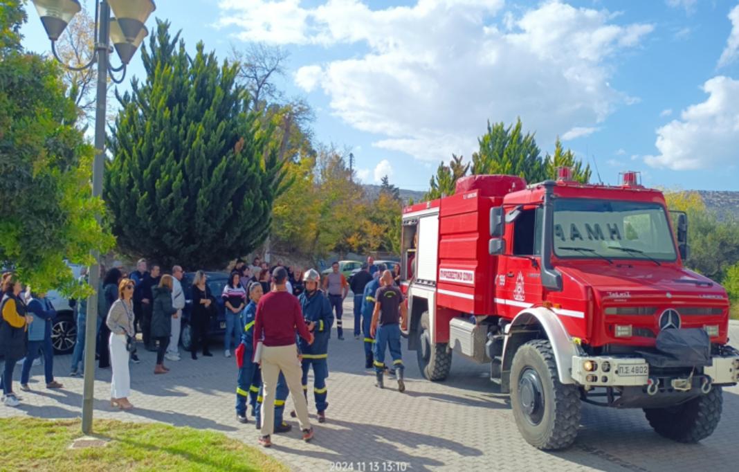 Άσκηση προσομοίωσης σεισμού στον Δήμο Αρχανών-Αστερουσίων