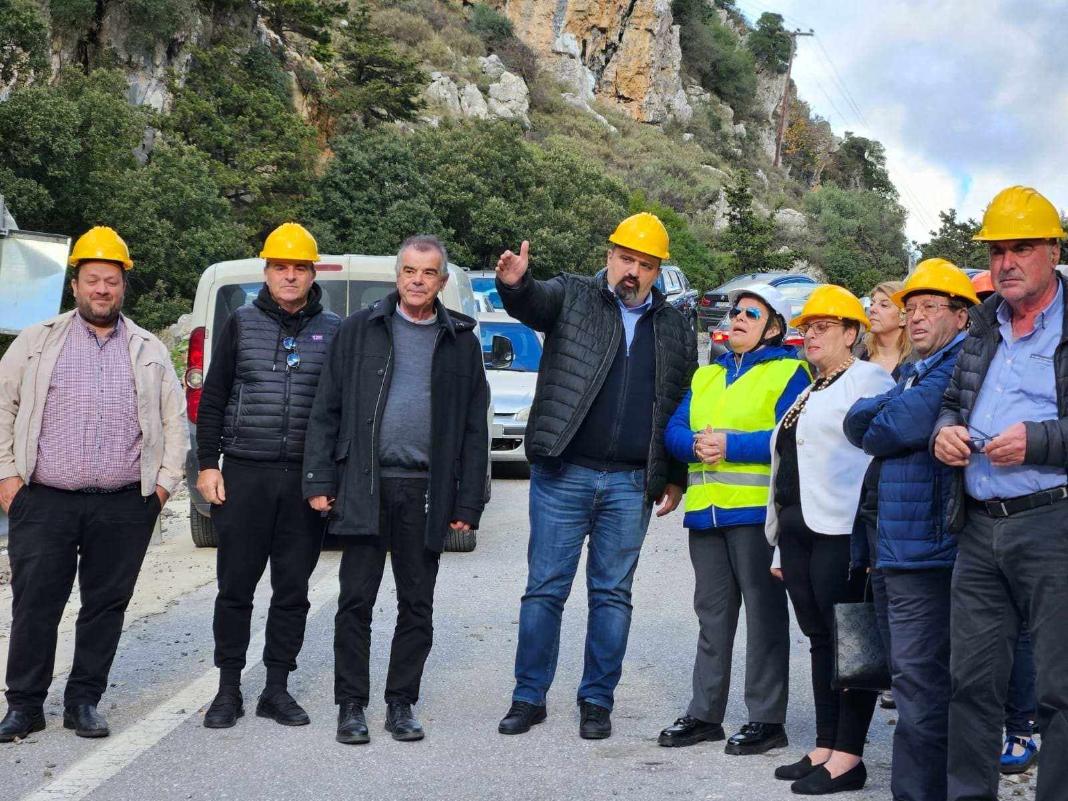 Τα έργα στο Φαράγγι του Κοτσιφού επισκέφτηκε ο Χρήστος Τριαντόπουλος