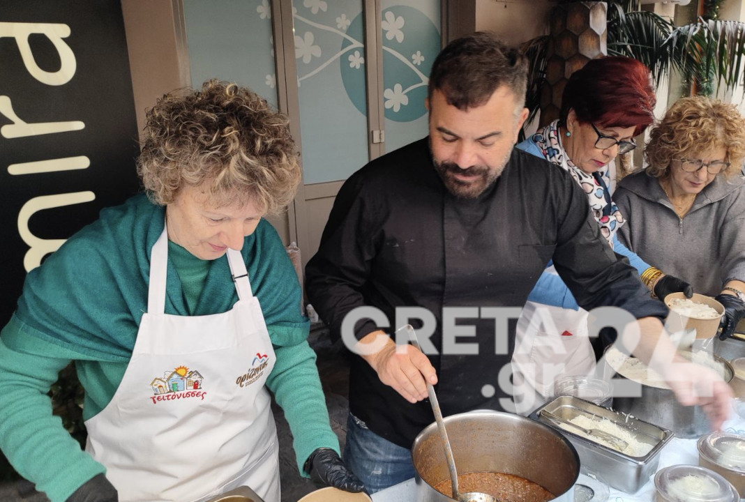 O Bασίλης Καλλίδης μαγείρεψε και φέτος για τον «Ορίζοντα»