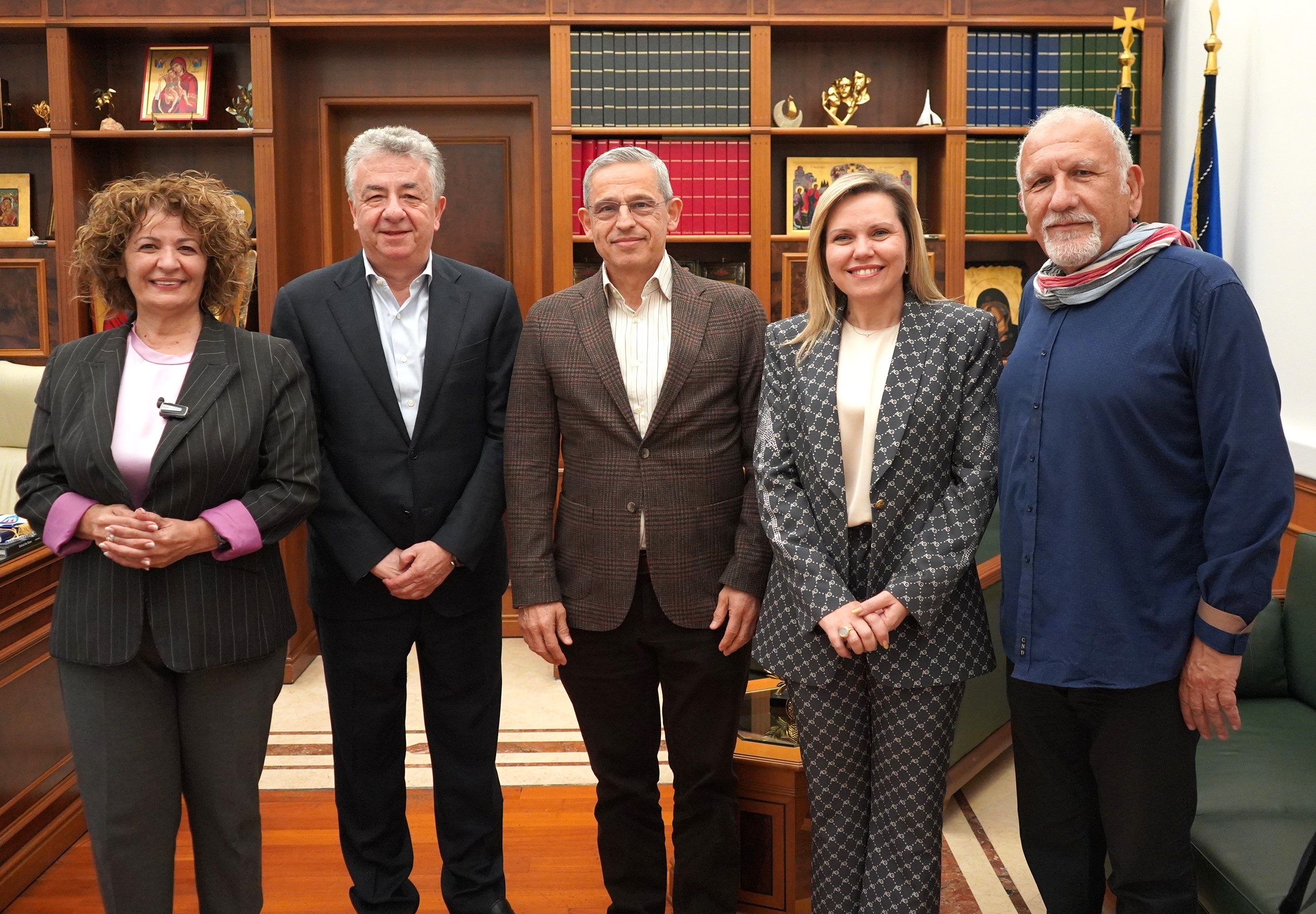 Πρώτη συνάντηση νέου Δ.Σ. Μουσείου Ν. Καζαντζάκη με Περιφερειάρχη