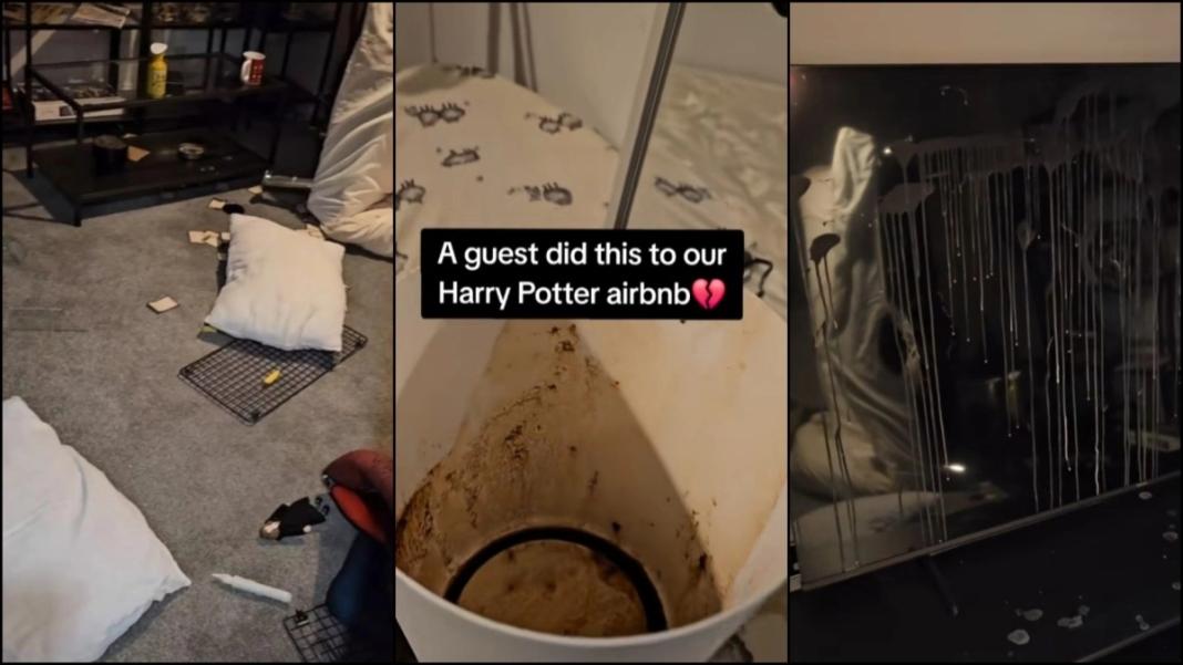 Η ιδιοκτήτρια του «Harry Potter Airbnb» αηδίασε με αυτά που άφησαν πίσω οι τελευταίοι επισκέπτες (βίντεο)