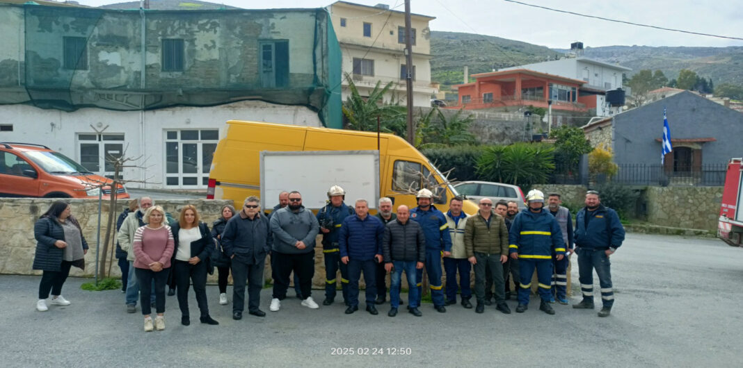 Με επιτυχία η άσκηση σεισμού στο δήμο Αρχανών Αστερουσίων