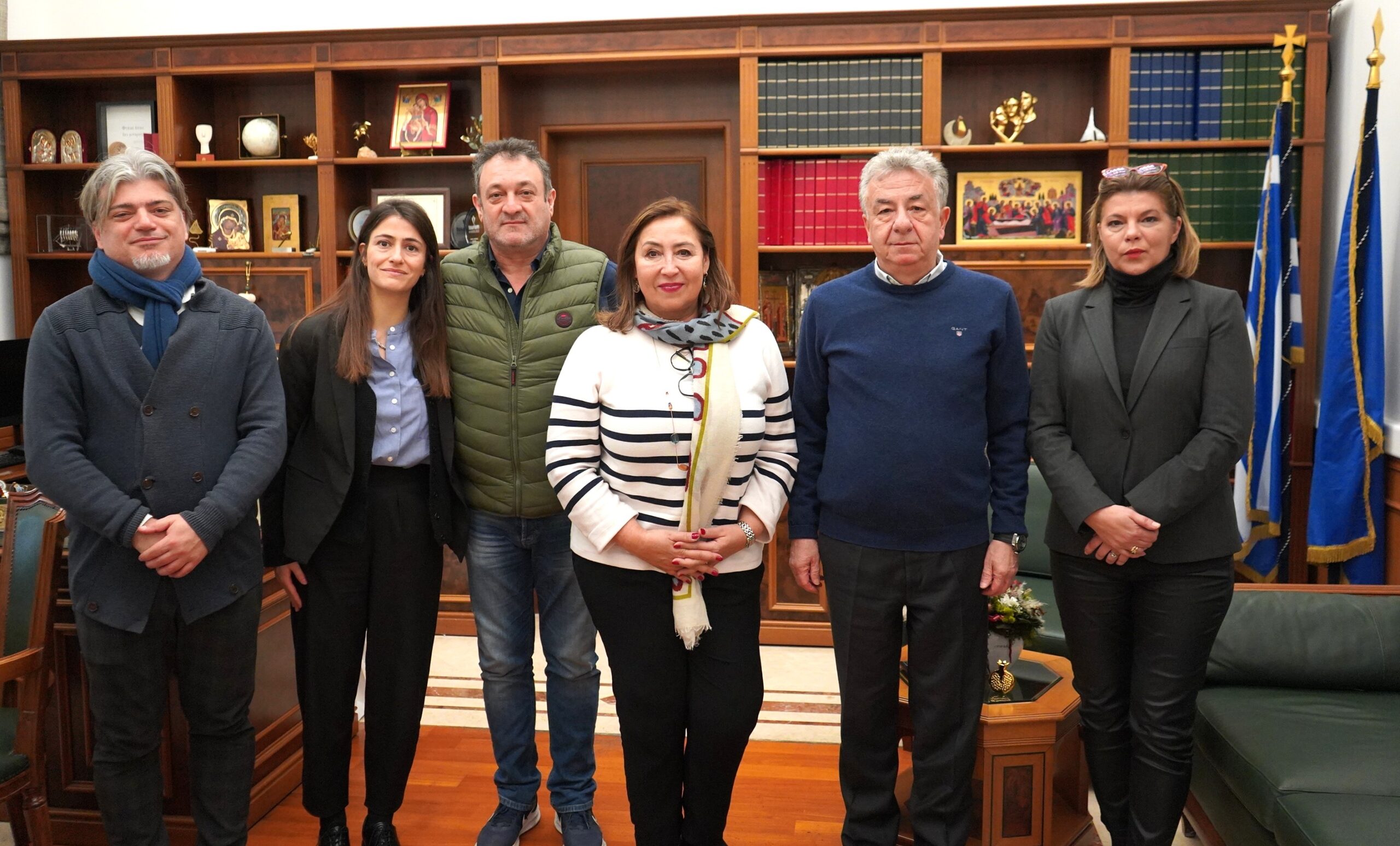 Συνάντηση Περιφερειάρχη Κρήτης με στελέχη του Διεθνούς Οργανισμού Μετανάστευσης