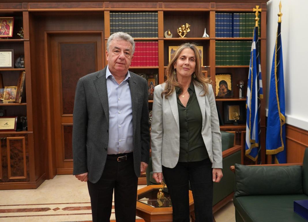 Συνάντηση Δημάρχου Γαύδου με τον Περιφερειάρχη Κρήτης