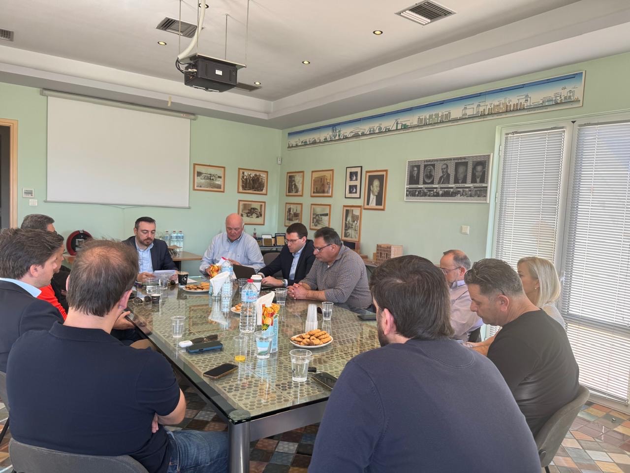 Στη ΒΙΠΕ, σε συνάντηση εργασίας με το Σύνδεσμο Επιχειρήσεων, ο Φραγκίσκος Παρασύρης