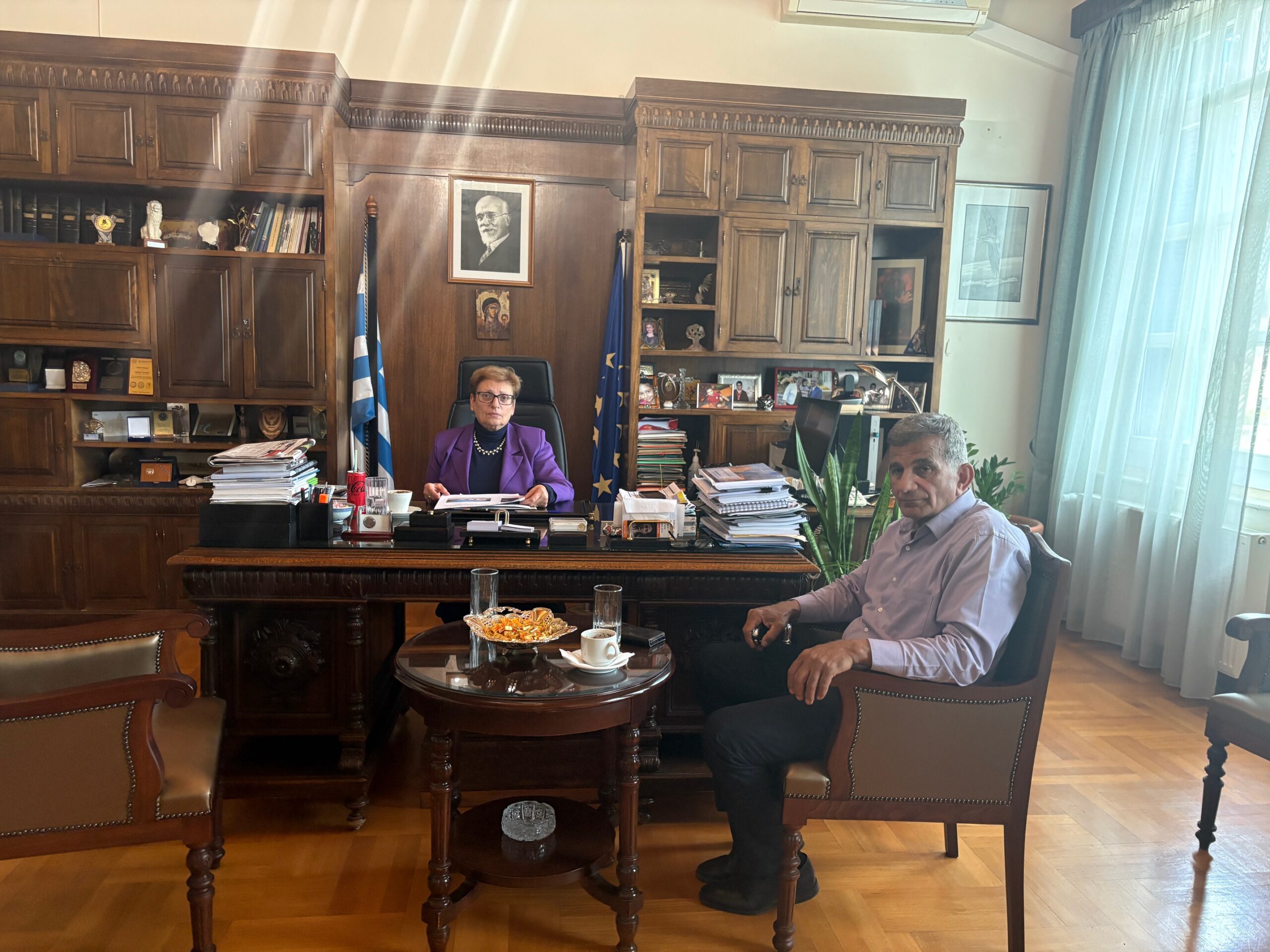 Συνάντηση Μουρτζανού – Λιονή για αναπτυξιακά ζητήματα του δ. Αμαρίου