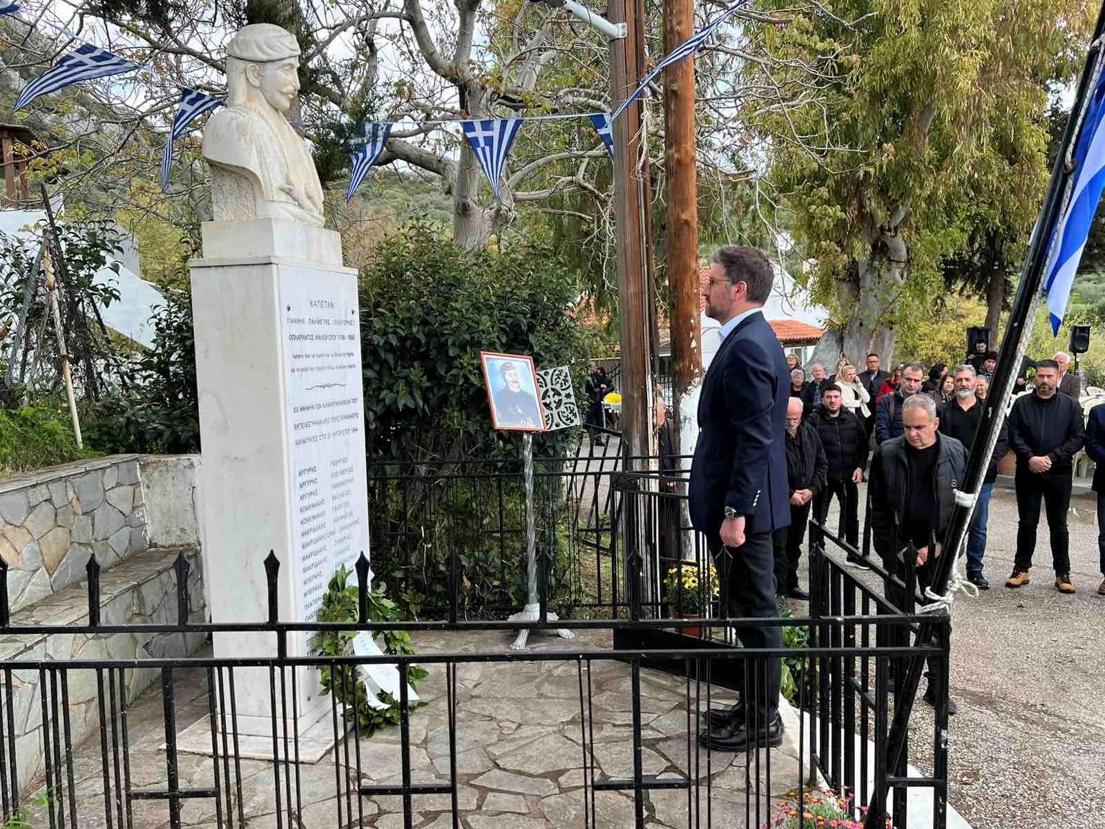Τελετή τιμής και μνήμης για τον Ιωάννη Παλμέτη – Παντερή στο Καμαράκι