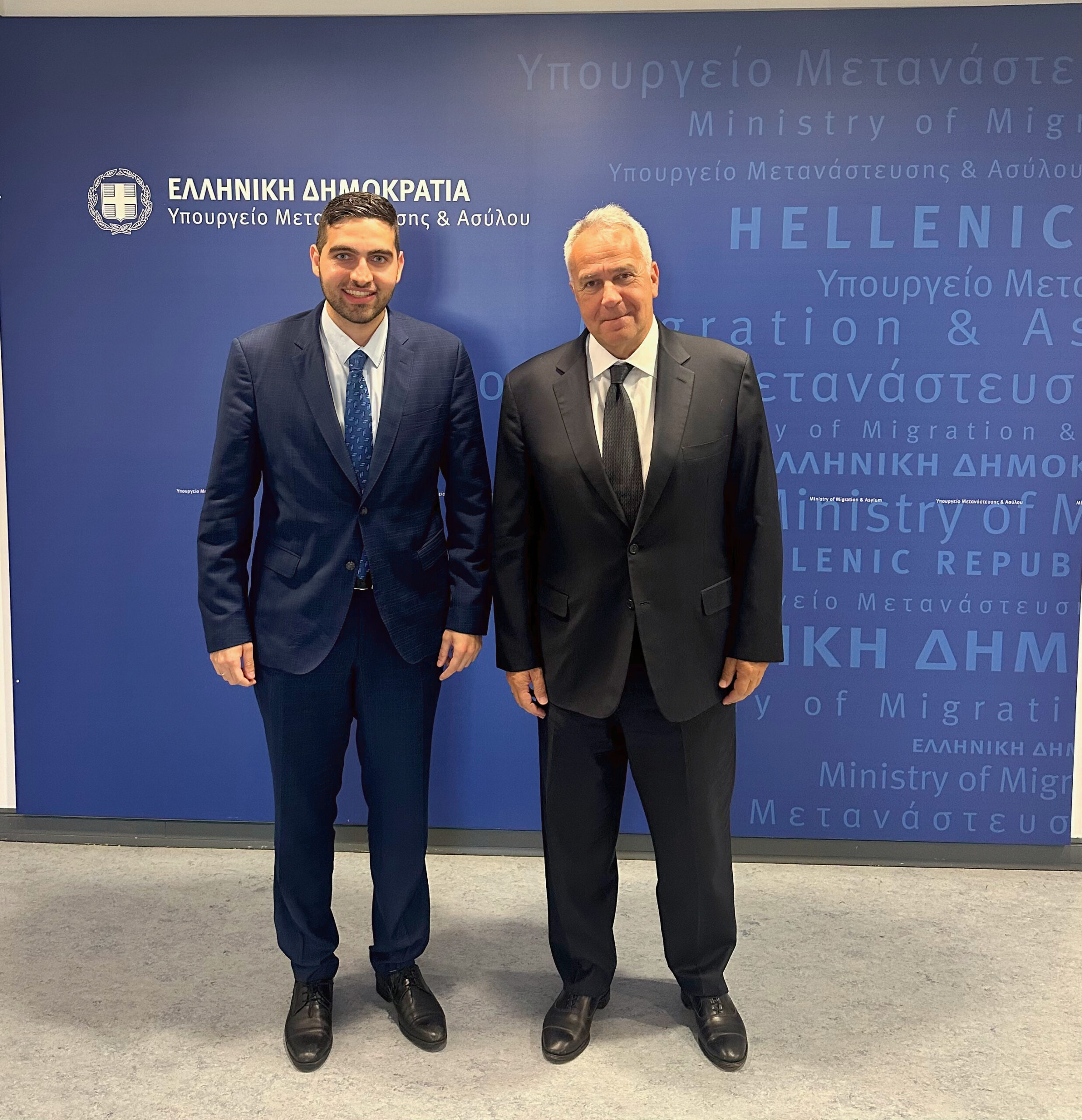 Ο Κωνσταντίνος Κεφαλογιάννης στον Υπουργό Μετανάστευσης και Ασύλου