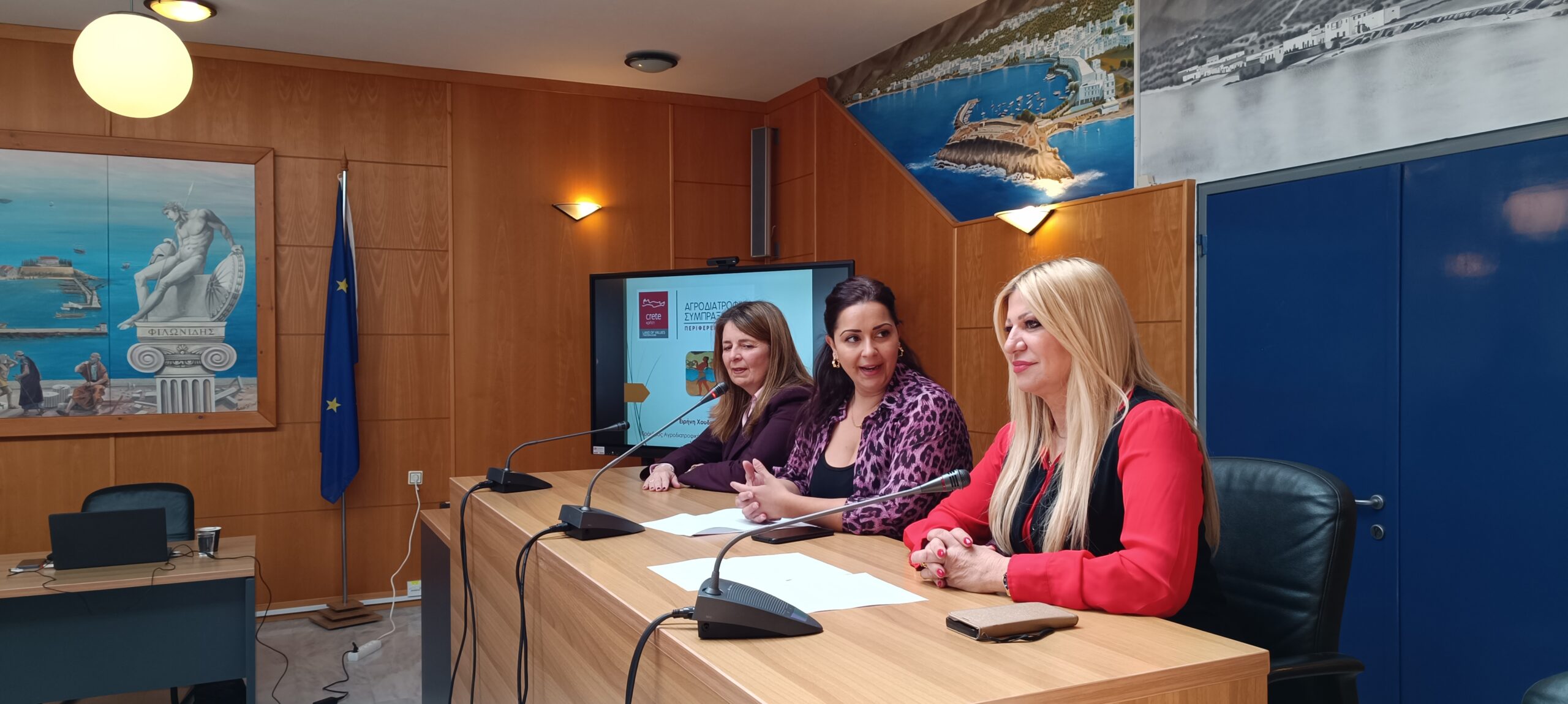 Στο τραπέζι η συνεργασία «Αγροδιατροφικής» και Δήμου Χερσονήσου, παράλληλα με την ενίσχυση κρητικής διατροφής και πολιτισμού στον Τουρισμό