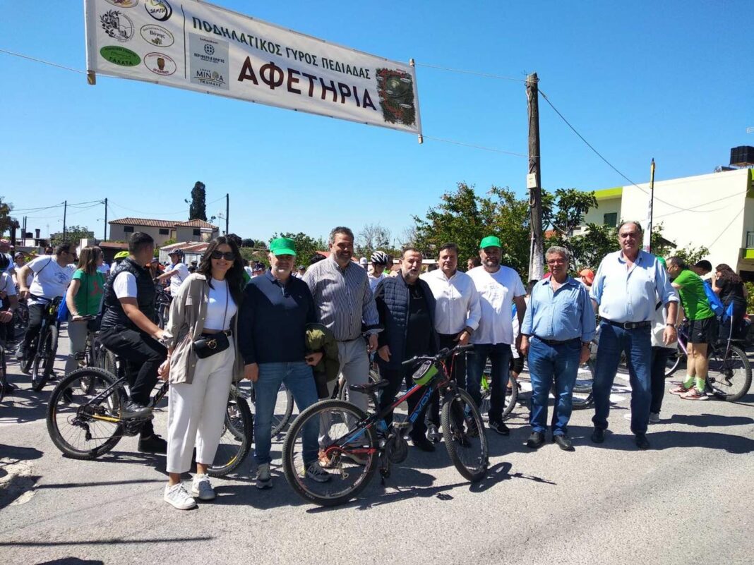 Με επιτυχία ολοκληρώθηκε ο 13ος Ποδηλατικός Γύρος Πεδιάδας
