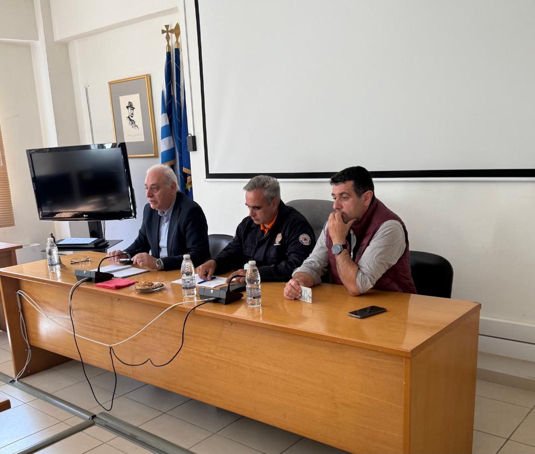 Δήμος Βιάννου: Συνεδρίαση του Συντονιστικού Τοπικού Οργάνου Πολιτικής Προστασίας