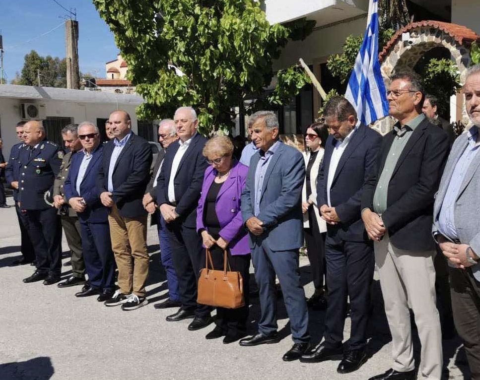 Στην εκδήλωση για την 81η Επέτειο του Ολοκαυτώματος της Λοχριάς ο Δήμαρχος Βιάννου