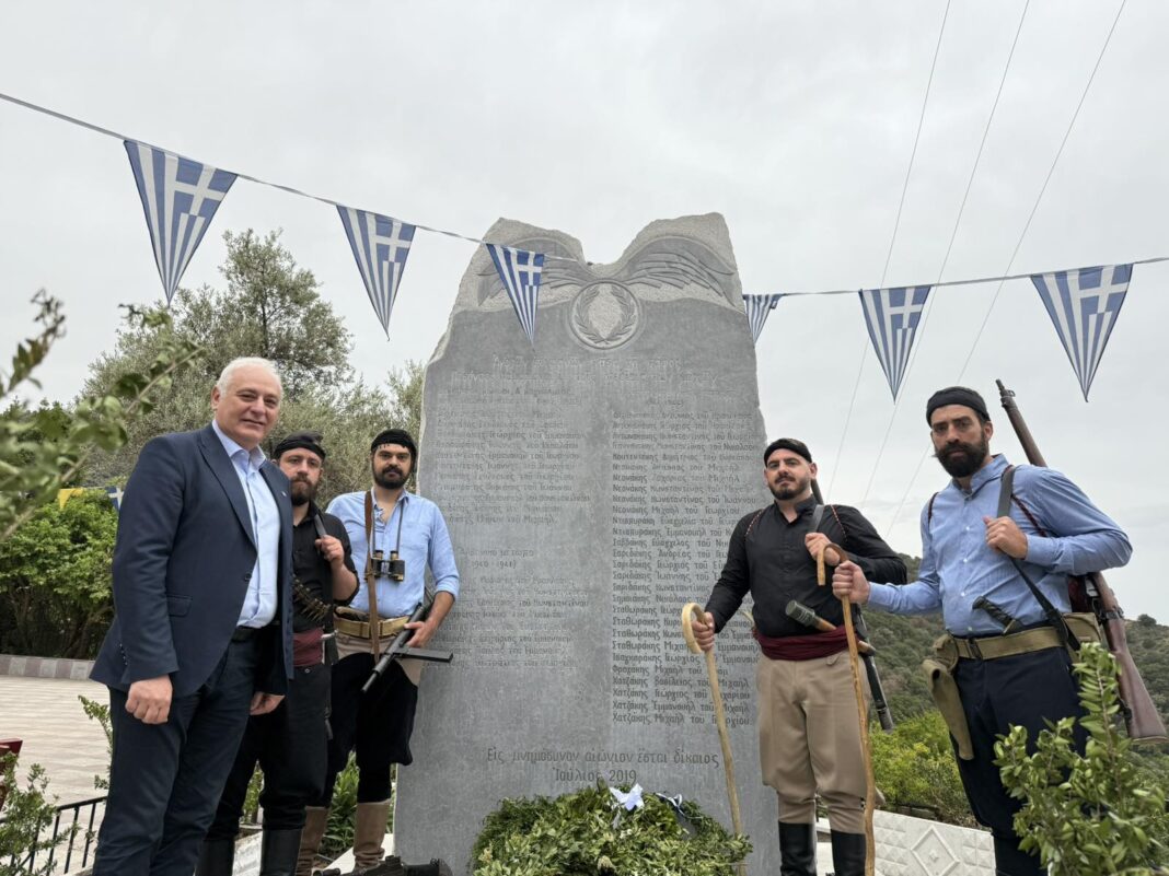 O Παύλος Μπαριτάκης στις Εκδηλώσεις Μνήμης για το Ολοκαύτωμα στις Καμάρες