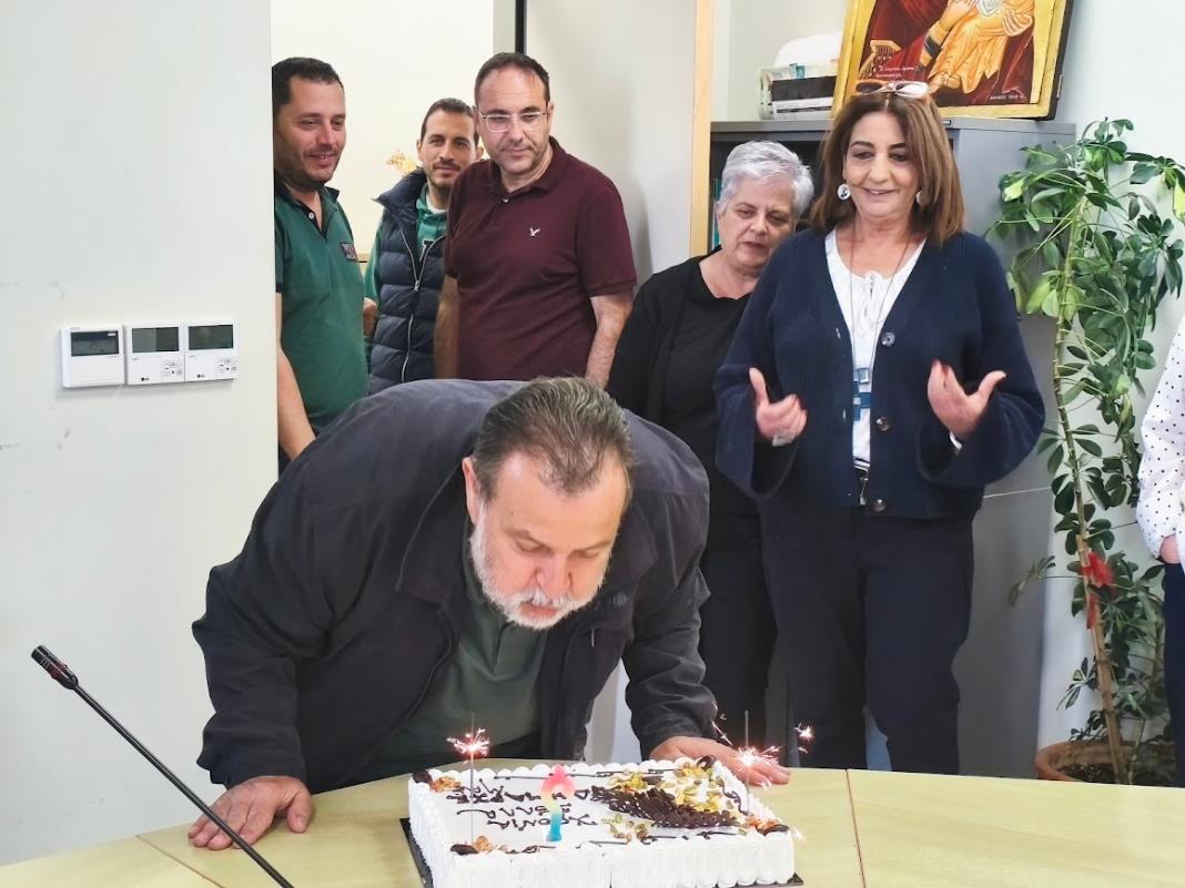 Γενεθλίων συνέχεια και δώρο με…. συμβολισμό για τον Βασίλη Κεγκέρογλου στο Αρκαλοχώρι
