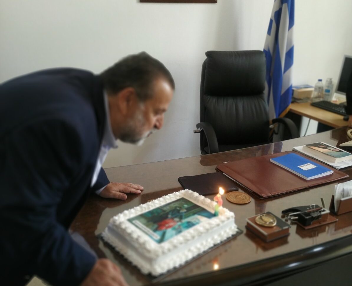 Ευχάριστη έκπληξη γενεθλίων για το Δήμαρχο Μινώα Πεδιάδας
