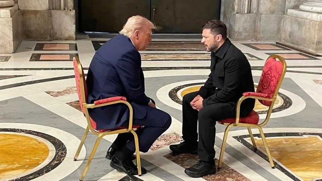 Ο Τραμπ αποκάλυψε τι συζήτησε με τον Ζελένσκι στη Ρώμη