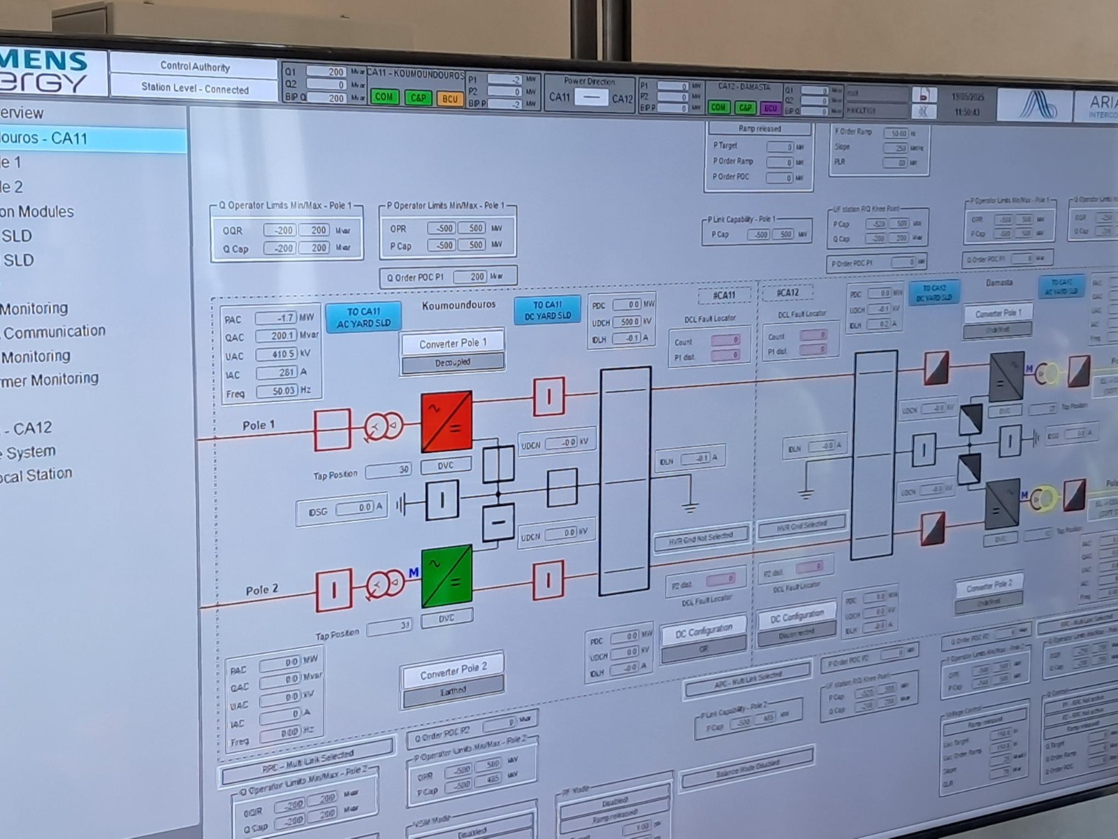 Επιτυχής ηλέκτριση των Σταθμών Μετατροπής της διασύνδεσης Κρήτης-Αττικής