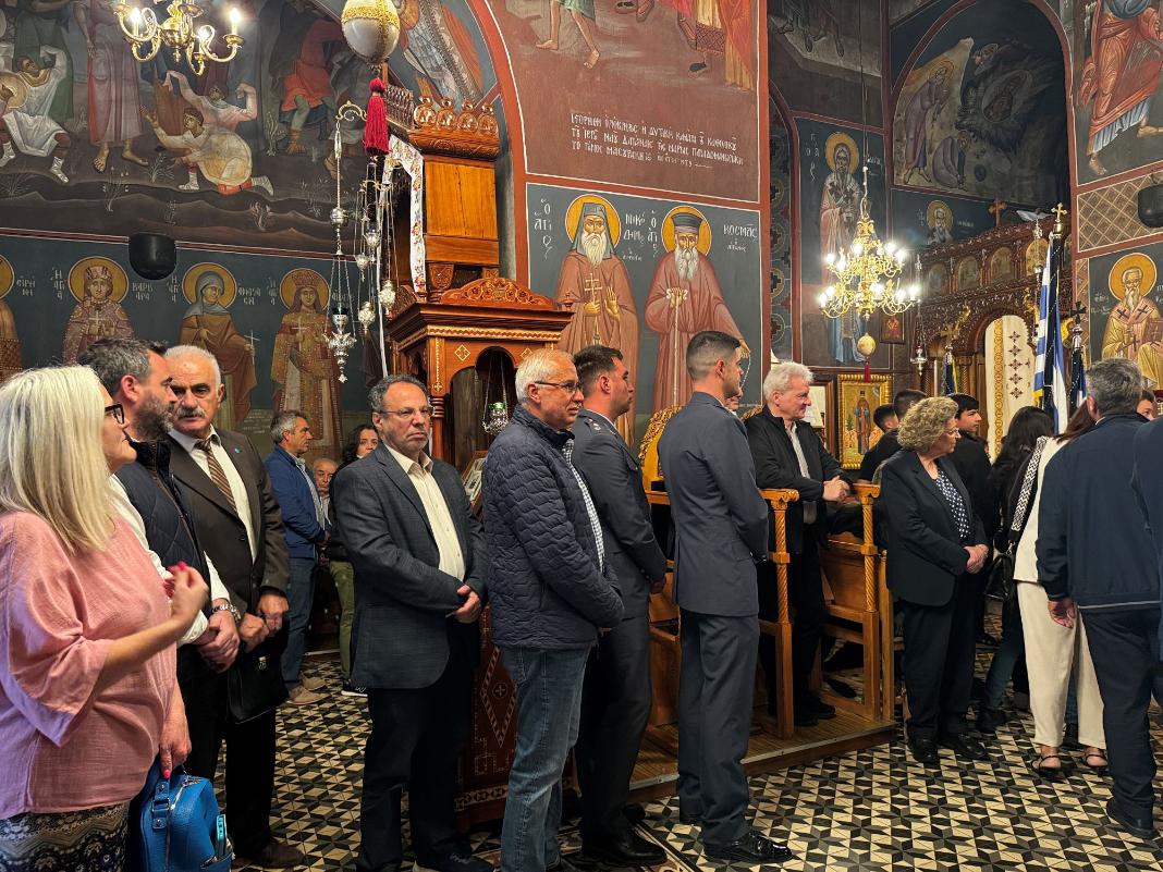 Στον εορτασμό της επετείου Ανακομιδής των Ιερών Λειψάνων του Αγίου Μύρωνος Επισκόπου Κρήτης ο Δήμαρχος Ηρακλείου