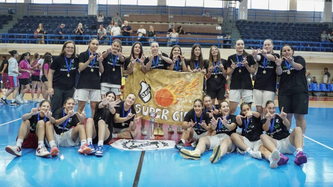 Πρωταθλήτριες Κρήτης 2024-2025 οι κορασίδες του ΟΦΗ