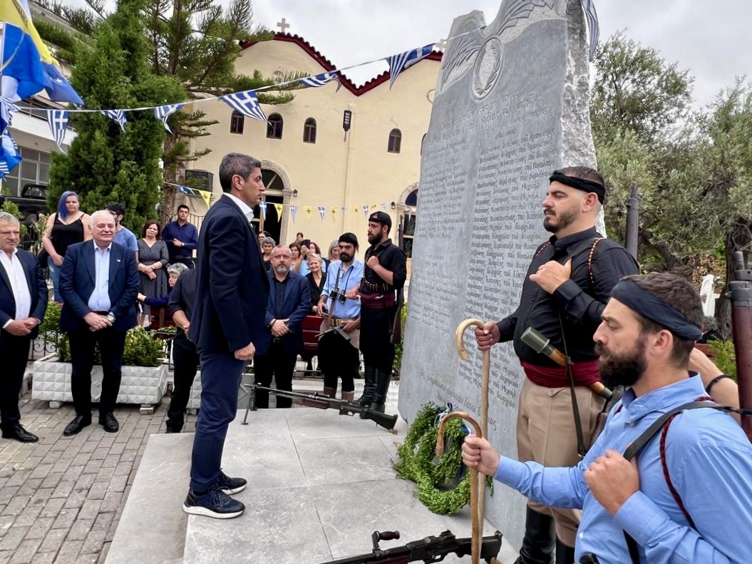 Ο Λ. Αυγενάκης για την ημέρα μνήμης των πεσόντων του Ολοκαυτώματος του Μάη του 1944 στις Καμάρες