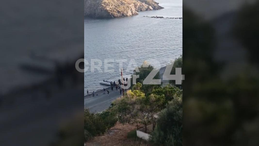 Ηράκλειο: 5.000 ευρώ η «ταρίφα» για το ταξίδι από τη Λιβύη με… φουσκωτή λέμβο – Βίντεο ντοκουμέντο