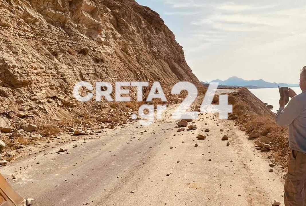 Δήμος Βιάννου: Ποια είναι η εικόνα στην κατολίσθηση στα Τέρτσα – Δεν έχουν αναφερθεί άλλες ζημιές